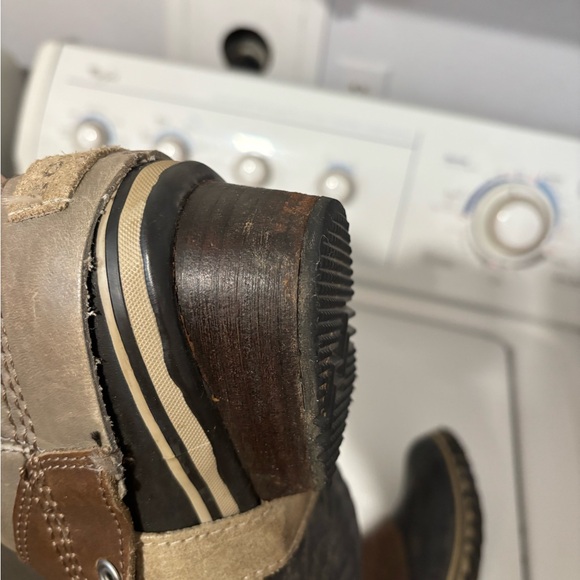 SOREL SLIMPACK TALL BOOTS Size 8 Equestrian Riding Leather Shale Gray Rain Snow - Picture 11 of 12